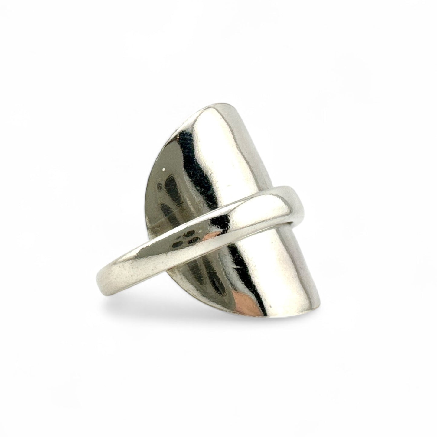 Sterling Silver Minimalist Spoon Ring