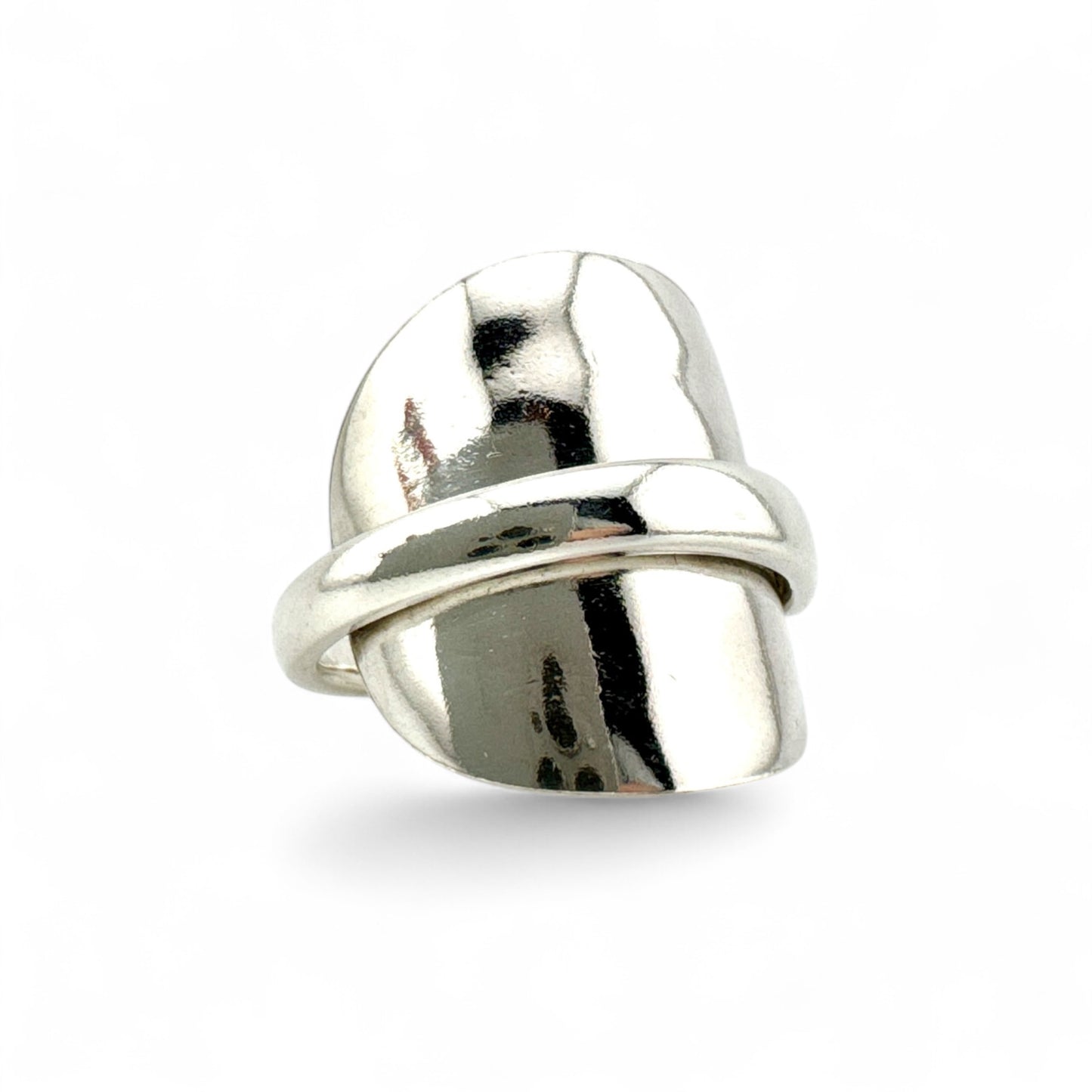 Sterling Silver Minimalist Spoon Ring