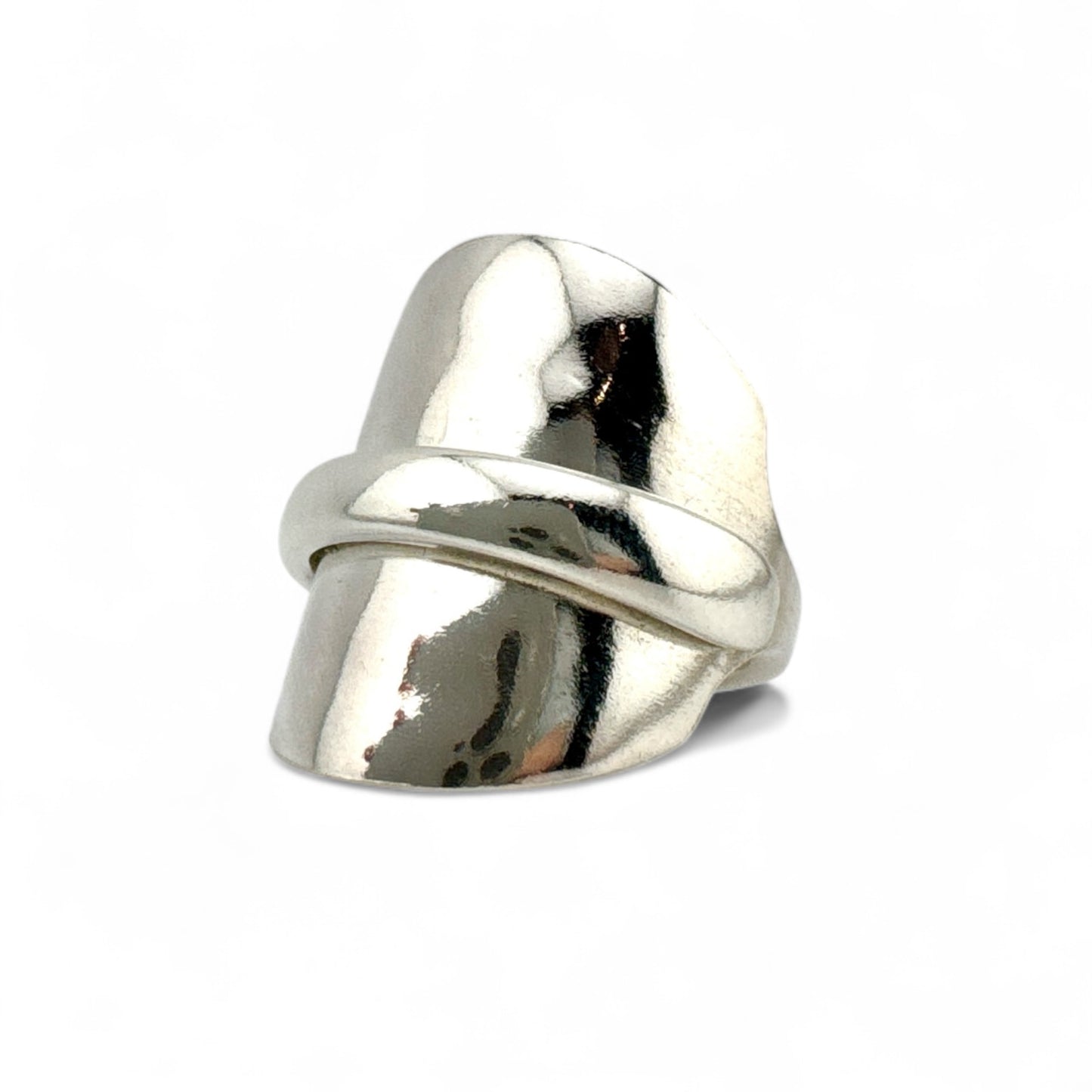 Sterling Silver Minimalist Spoon Ring