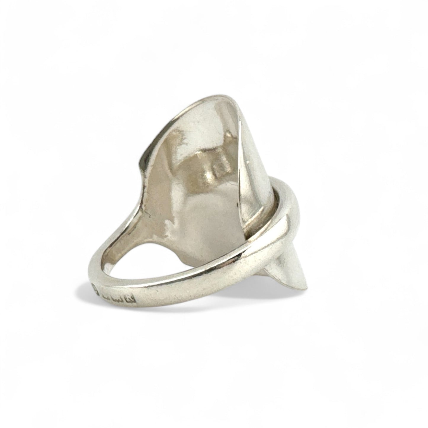 Sterling Silver Minimalist Spoon Ring