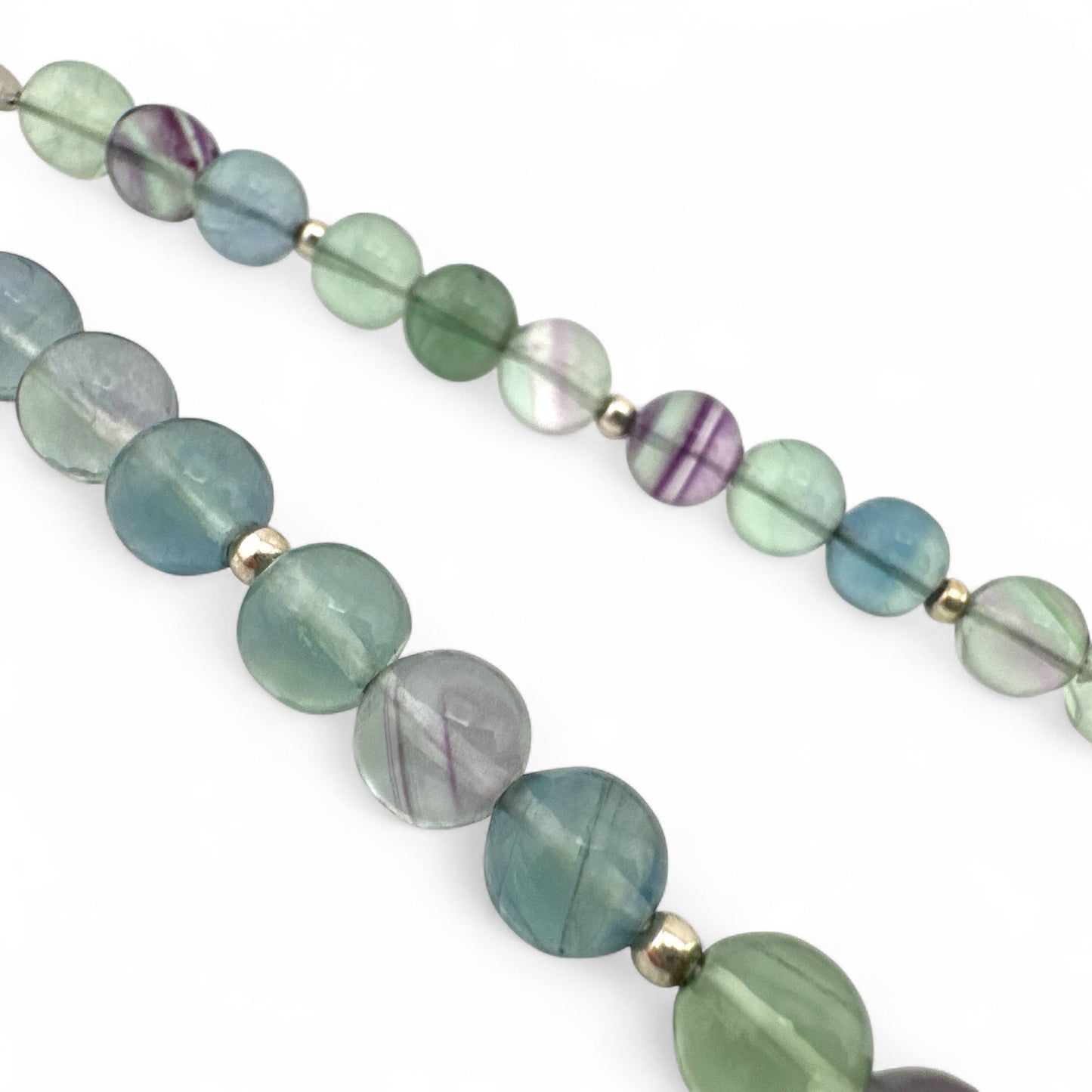 Fluorite & Sterling Silver Necklace