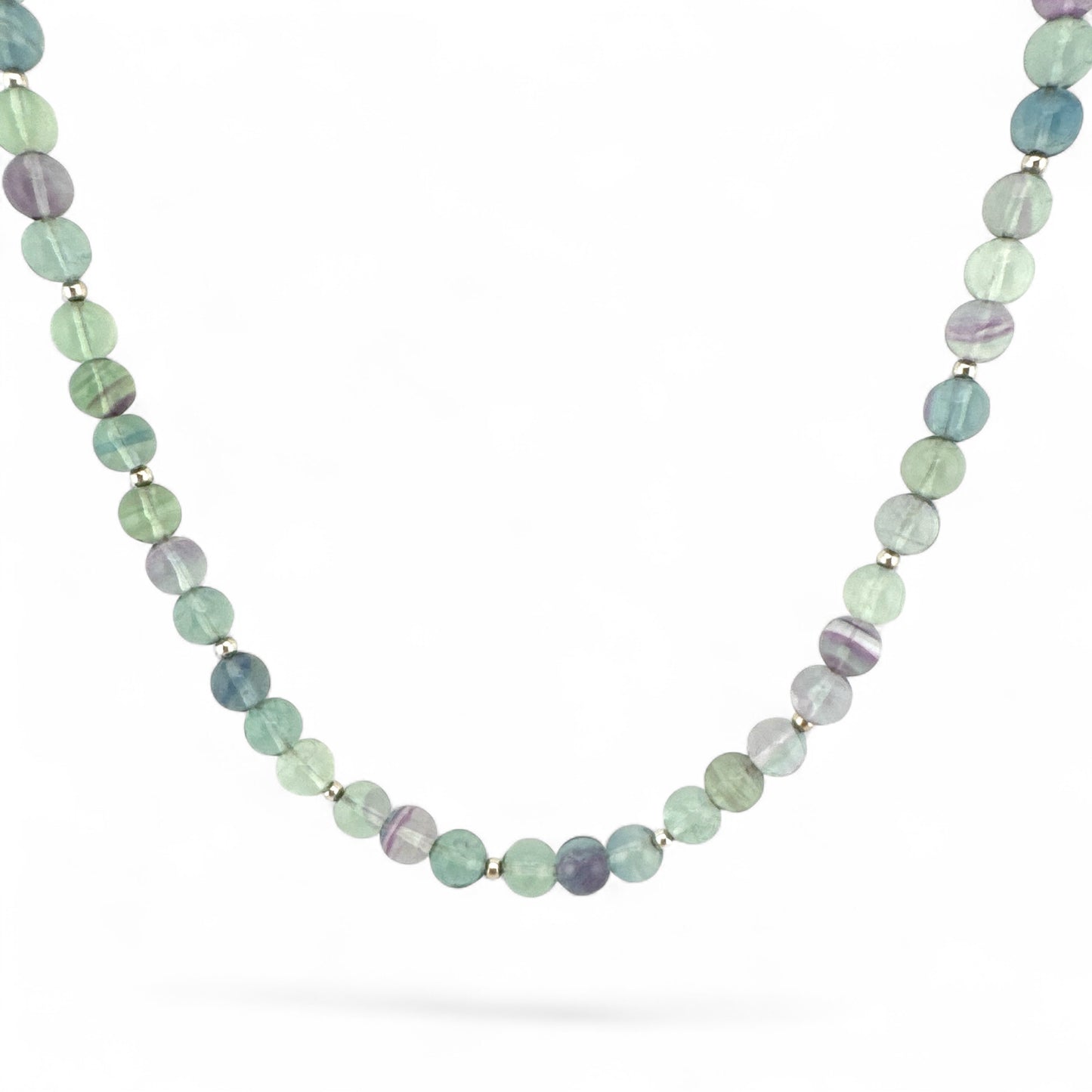 Fluorite & Sterling Silver Necklace