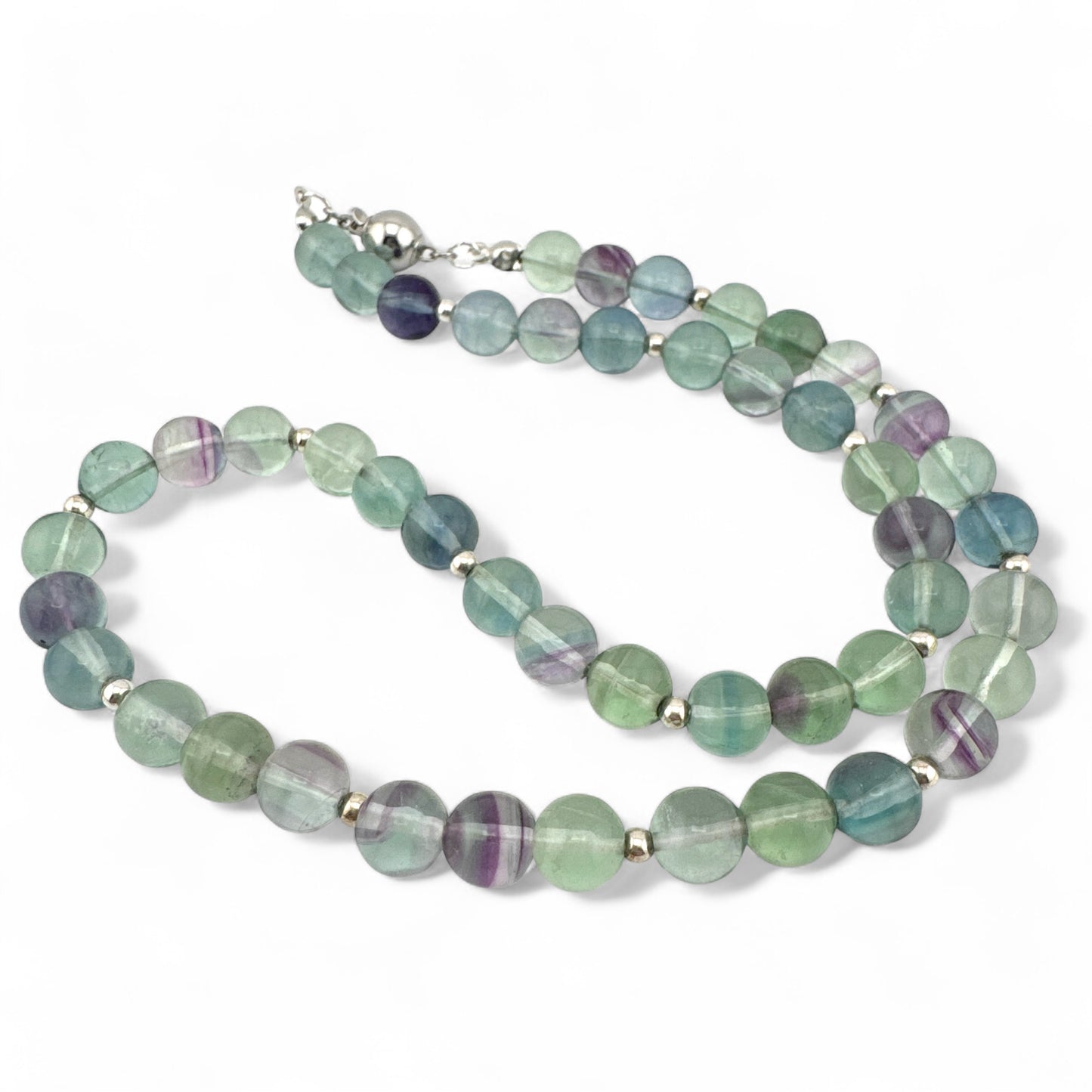 Fluorite & Sterling Silver Necklace