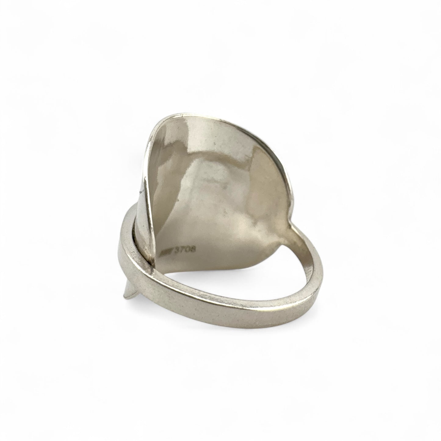 Sterling Silver Spoon Ring with 1923 Hallmark Design