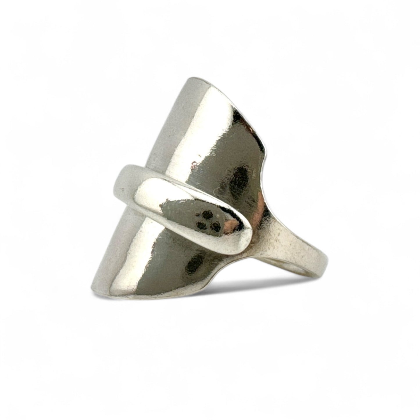 Sterling Silver Minimalist Spoon Ring