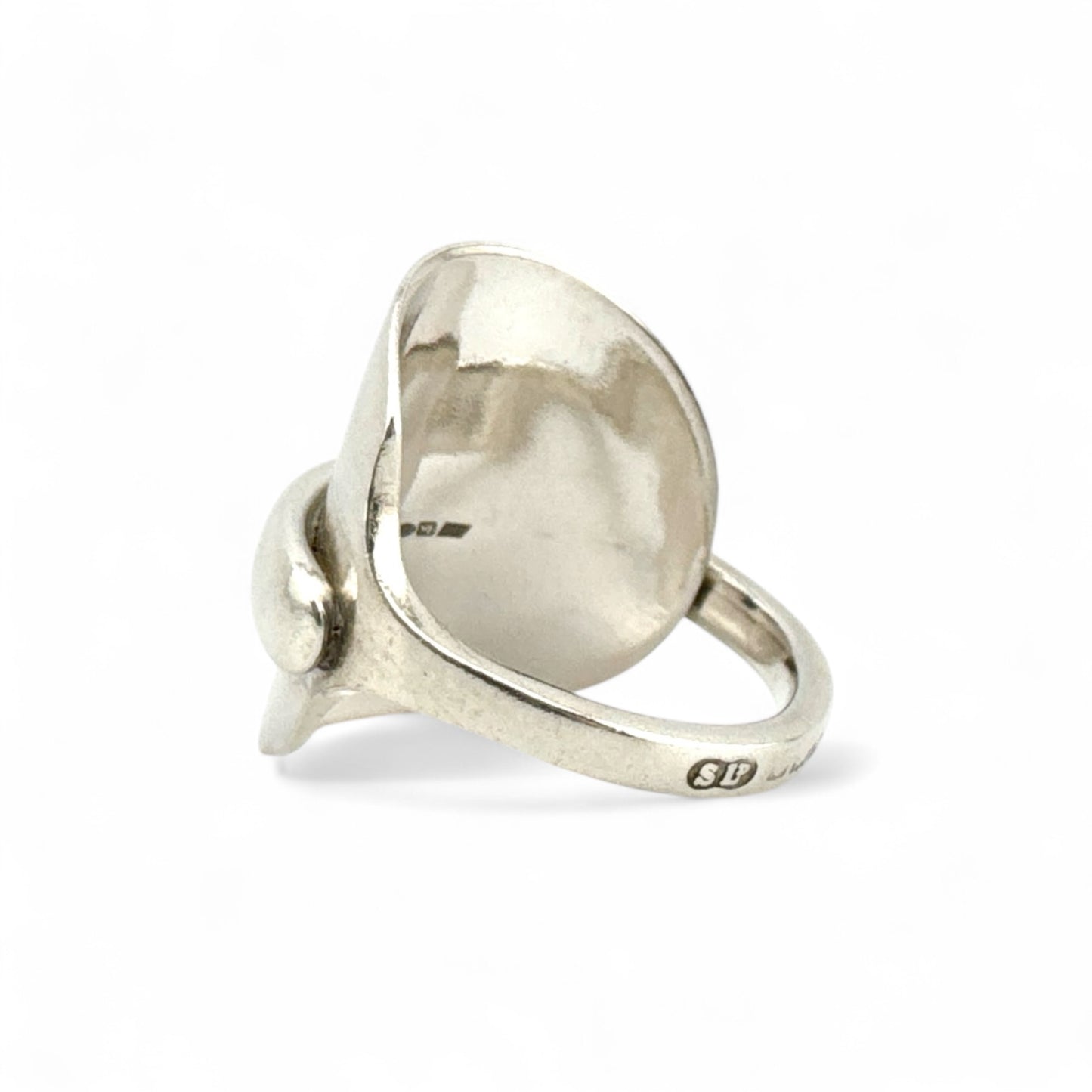 Sterling Silver Minimalist Spoon Ring