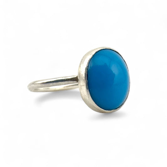 Dainty Turquoise Sterling Silver Ring